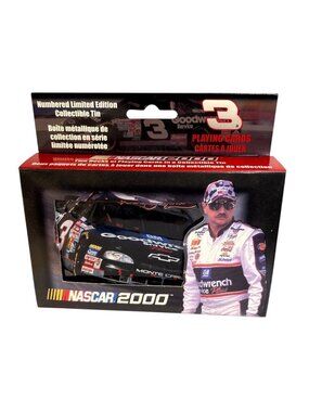 Dale Earnhardt #3 Playing Cards 2 Decks With Tin Limited Edition Nascar 2000